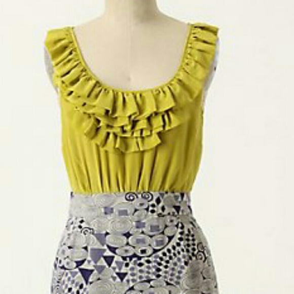 • HP {Anthro Maeve} Seaside Fields Dress - Picture 4 of 6